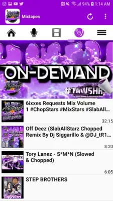 SlabAllStarz Chopped N Screwed android App screenshot 4